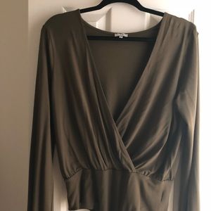 Olive Green Body Suit